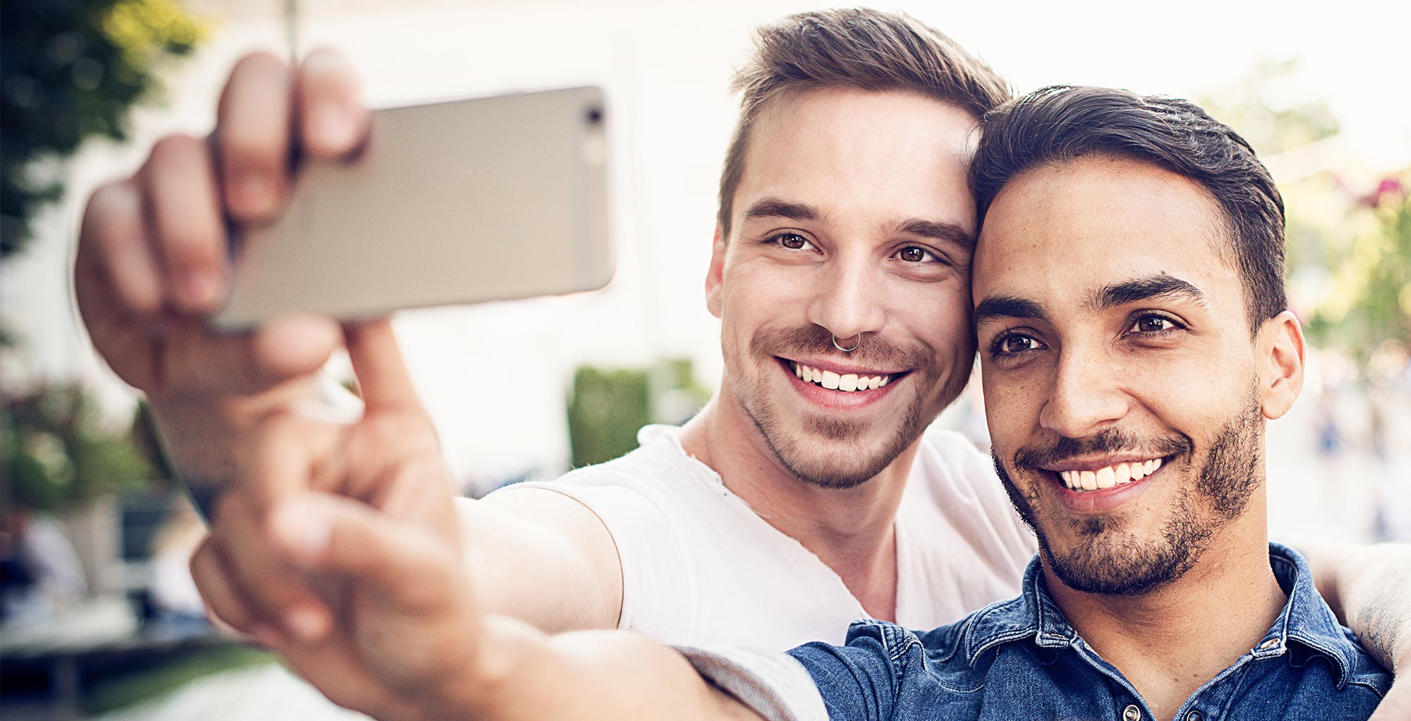 male-selfie-couple - Bel Canto Dental